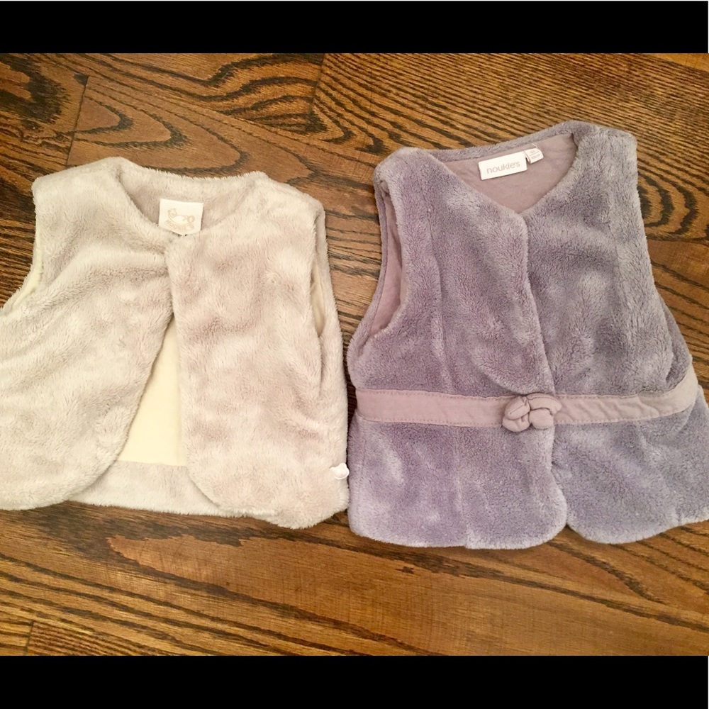 Soft plush vests